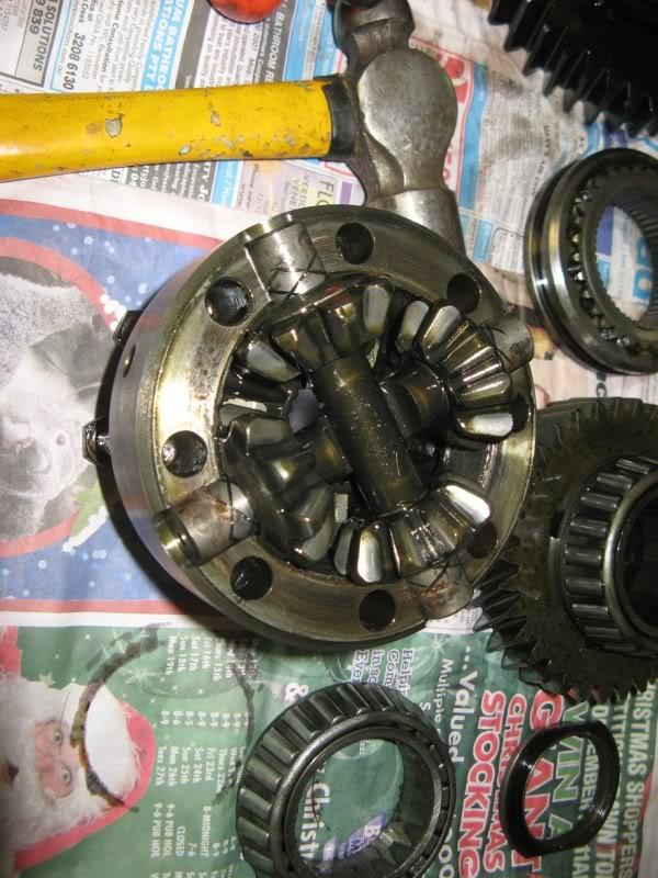 LT230 Centre diff damage