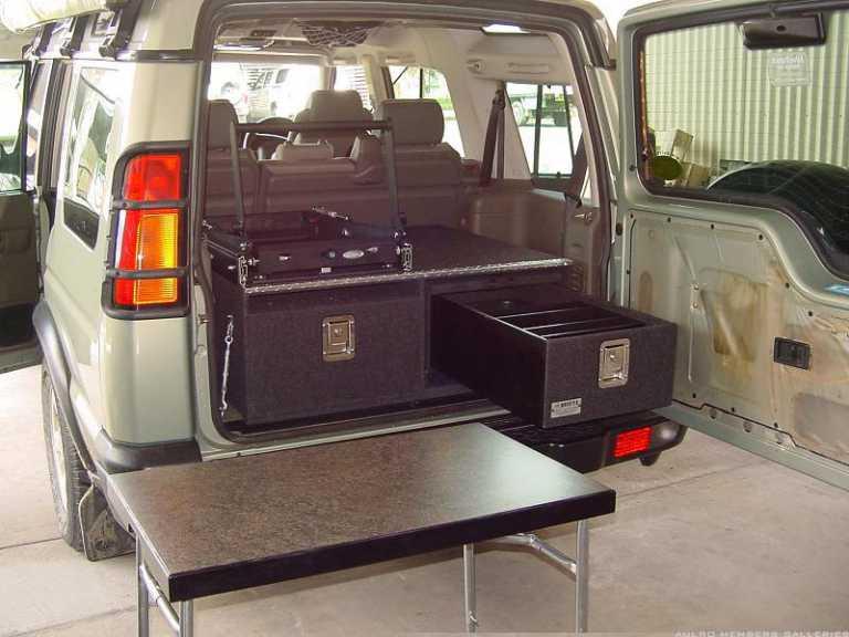 discovery 2 rear storage bins