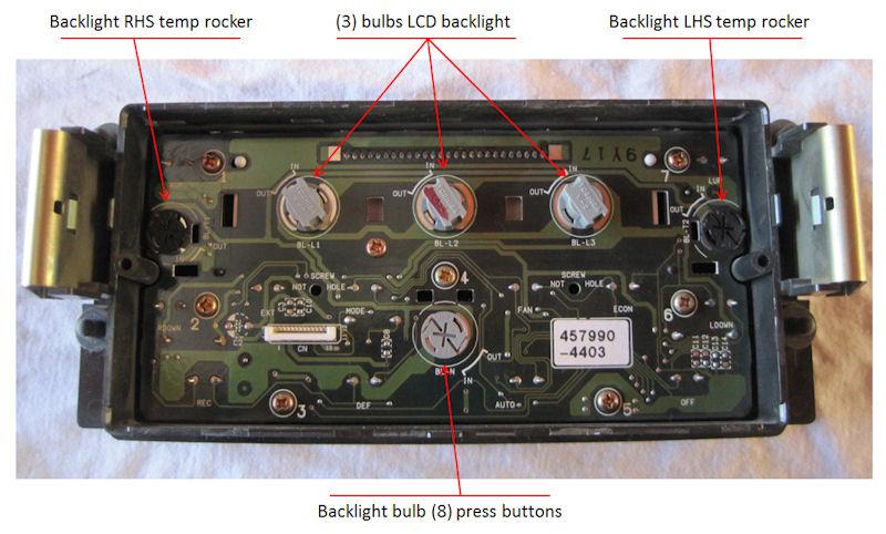 discovery 2 instrument cluster bulbs