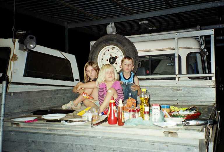 Coil sprung dinner table