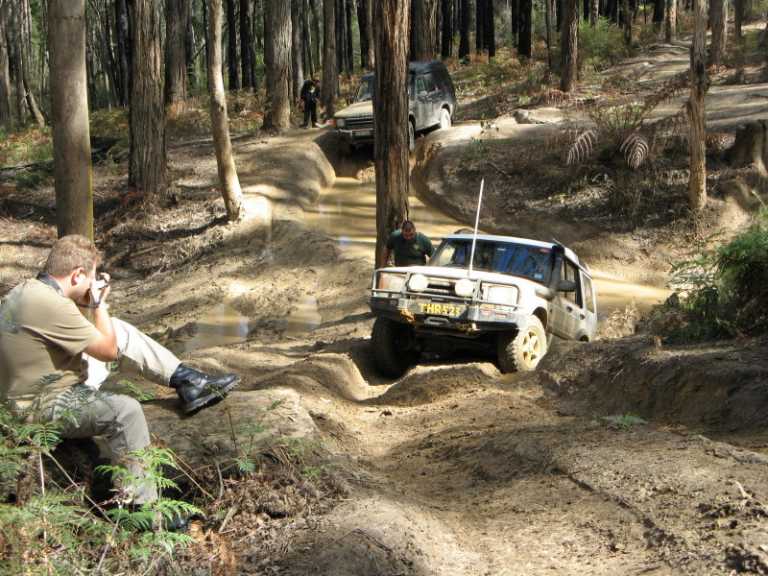 Small climb but slippery